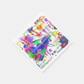 Paper Napkins September, 19 Geburtstag Serviette (Ecke)