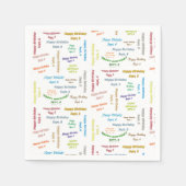 Paper Napkins September, 6. Geburtstag Serviette (Vorderseite)