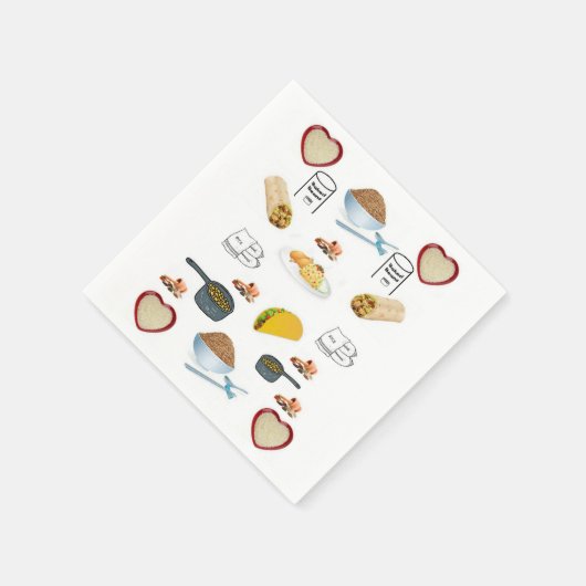 Paper Napkins Serviette (Ecke)