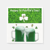 Paper Napkins St. Patrick's Day Beer Serviette (Vorderseite)