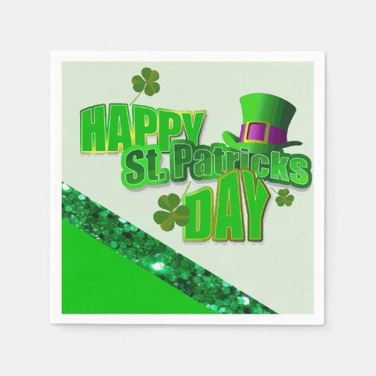 Paper Napkins St. Patrick's Day Serviette (Vorderseite)