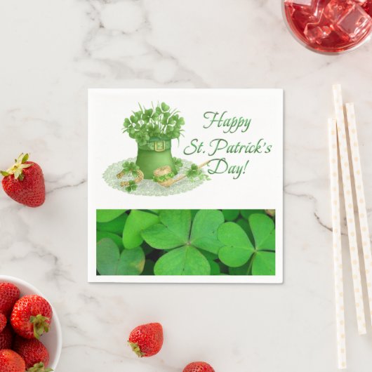 Paper Napkins St. Patrick's Day Serviette (Beispiel)