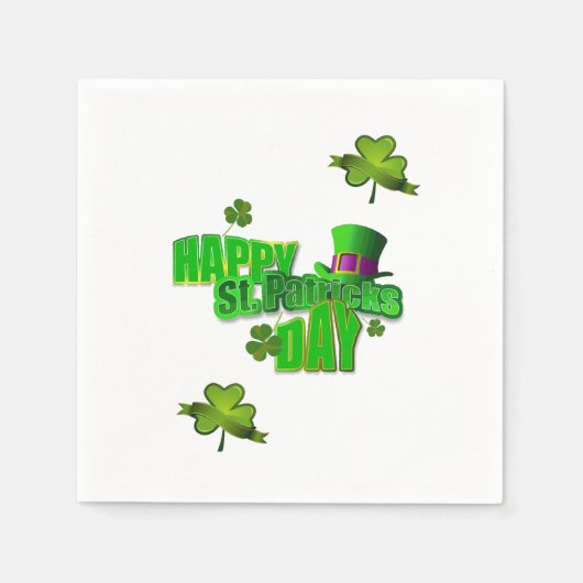 Paper Napkins St. Patrick's Day Serviette (Vorderseite)