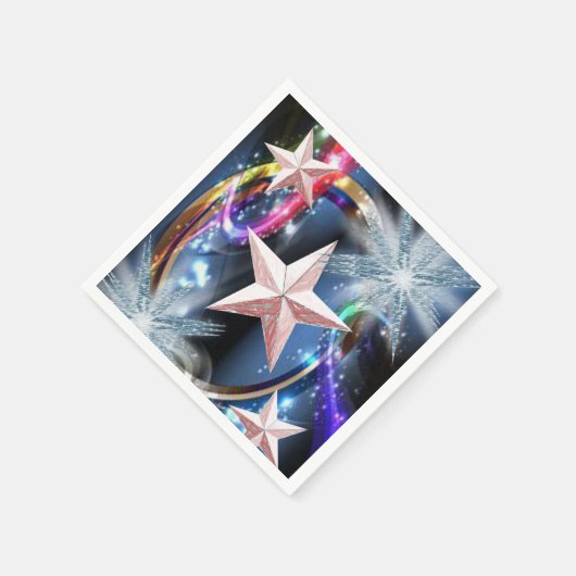 Paper Napkins Star Serviette (Ecke)
