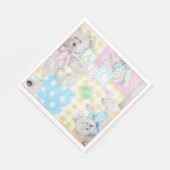 Paper Napkins-Teddy-Bär Serviette (Ecke)