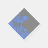 Paper Napkins The Great Wave Blue & Gray Serviette (Ecke)