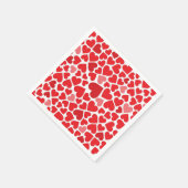 Paper Napkins-Valentine Hearts Serviette (Ecke)