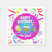 Paper Napkins, viel Glück zum Geburtstag Serviette (Vorderseite)