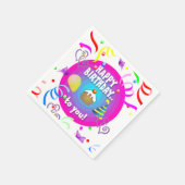 Paper Napkins, viel Glück zum Geburtstag Serviette (Ecke)