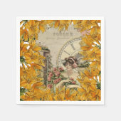 Paper Napkins, Viktorianische Frau Serviette (Vorderseite)