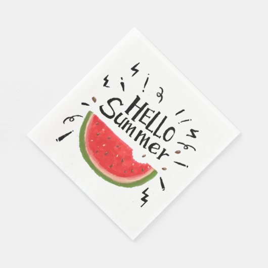 Paper Napkins-Watermelon Serviette (Ecke)