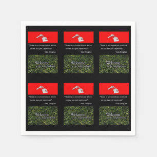 Paper Napkins Willkommen in der Nachbarschaft Serviette