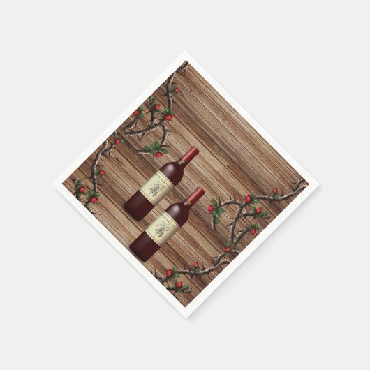 Paper Napkins Wine Serviette (Ecke)