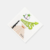 Paper Napkins, Women Success Serviette (Ecke)