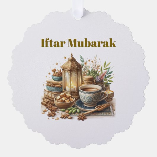 Paper Ornament- Scalloped Paper Ornaments Ornament Karte (Vorderseite)