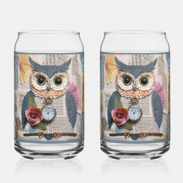 Paper Owl Soda Glass Dosenglas
