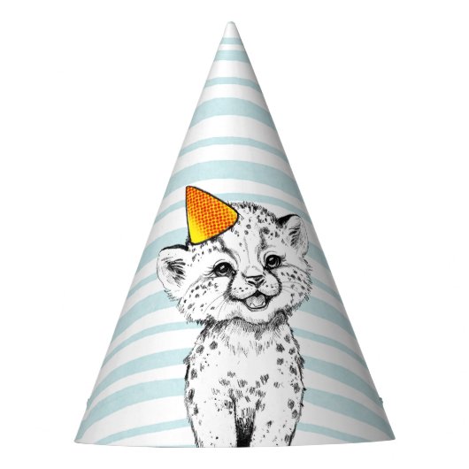 Paper Party Hat für das 5. Jubiläum Party. Partyhütchen (Vorderseite)