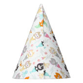 Paper Party Hats für einen nautischen Geburtstag. Partyhütchen (Rückseite)