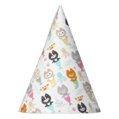 Paper Party Hats für einen nautischen Geburtstag. Partyhütchen (Links)