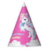 Paper Party Hats to a magical birthday party. Partyhütchen (Vorderseite)