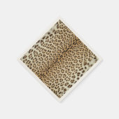 Paper Party Napkins Leopard Serviette (Ecke)