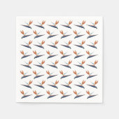 Paper party napkins with bird of paradise flower serviette (Vorderseite)