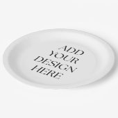 Paper & Party Plates Pappteller (Schrägansicht)