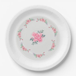 Paper & Party Plates || Rose Garden Party Plate Pappteller
