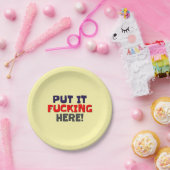 Paper Party Teller Legen Sie es hier! (Party)