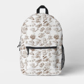 Paper Pattern Bedruckter Rucksack (Vorderseite)