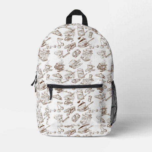 Paper Pattern Bedruckter Rucksack (Vorderseite)