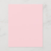 PAPER Pink Cake Script 21st Birthday Einladung Flyer (Hinten)