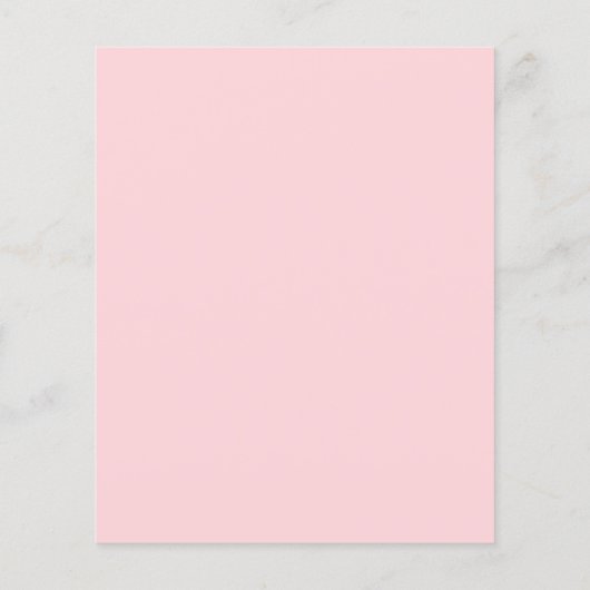 PAPER Pink Cake Script 21st Birthday Einladung Flyer (Hinten)