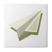 Paper Plane Design Fliese (Vorderseite)
