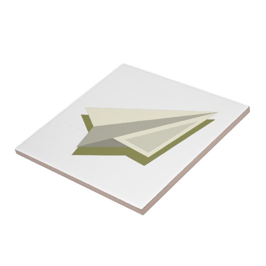 Paper Plane Design Fliese (Seite)