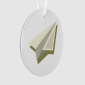 Paper Plane Design Ornament (Vorderseite)