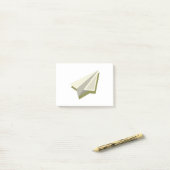 Paper Plane Design Post-it Klebezettel (Auf Schreibtisch)