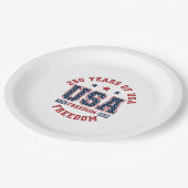Paper Plate-250th American Independence Tableware Pappteller (Schrägansicht)