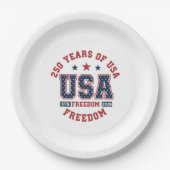 Paper Plate-250th American Independence Tableware Pappteller (Vorderseite)