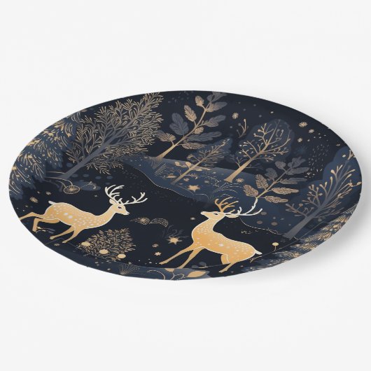 Paper Plate-Christmas Tableware Pappteller (Schrägansicht)