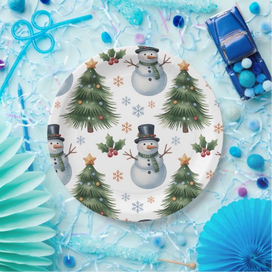 Paper Plate-Christmas Tableware Pappteller (Party)