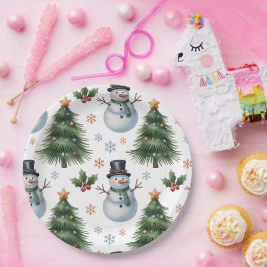 Paper Plate-Christmas Tableware Pappteller (Party)