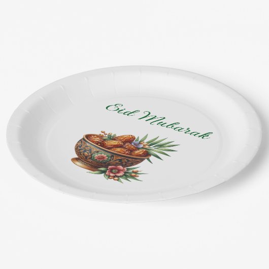 Paper Plate-Eid Mubarak Tableware Pappteller (Schrägansicht)