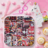 Paper Plate – Fragmented Pulse Pappteller (Party)