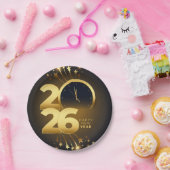 Paper Plate-Happy New Year 2026 Tableware Set Pappteller (Party)