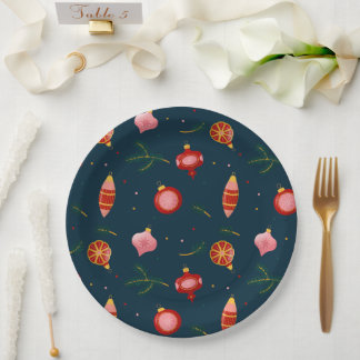 paper plate HO  HO  HO Pappteller