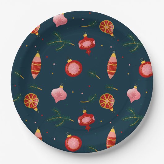 paper plate HO  HO  HO Pappteller (Vorderseite)