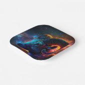 Paper Plate of Aries Zodiac Star Sign Pappteller (Gewinkelt)