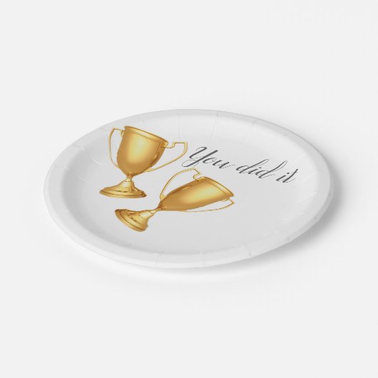 Paper plate upon success pappteller (Schrägansicht)