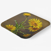 Paper Plate (Yellow Daisies) Pappteller (Gewinkelt)